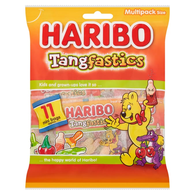 Haribo Tangfastics Multipack 11 Mini Bags 176g