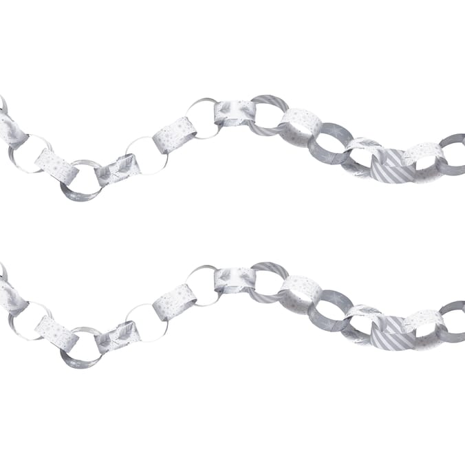 Festive Paper Chain Garland – Holiday Decorative Hanging Links