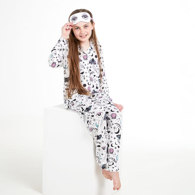 Mystic Midnight By Originals Girls Button Up Pyjamas