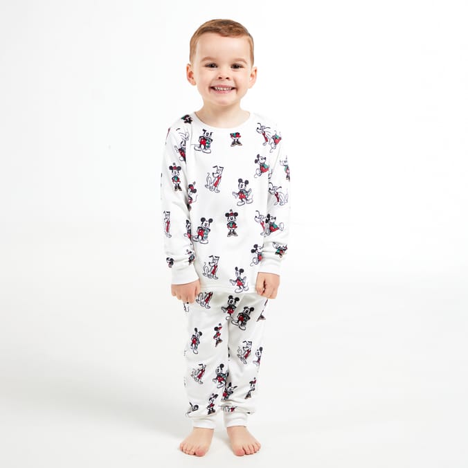 Girls Mickey Mouse Pajama Set – Soft Cotton Disney Sleepwear for Kids