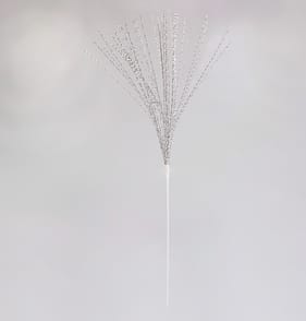 Glitter Spray Christmas Floral Pick – Decorative Holiday Stem