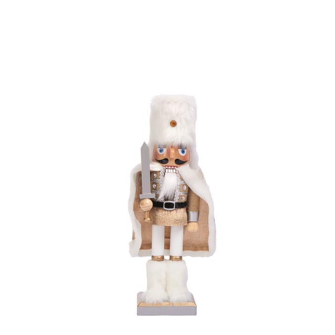 Classic Wooden Christmas Nutcracker Figurine – Holiday Decorative Statue