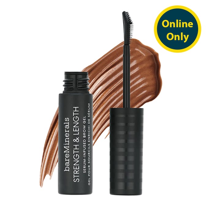 bareMinerals Strength & Length Serum-Infused Brow Gel – Chestnut