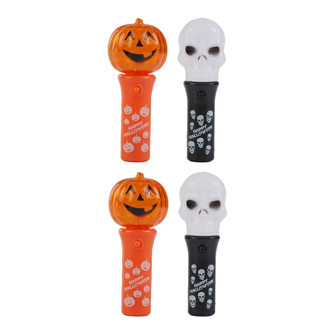 Hallow Scream Mini LED Wands x4