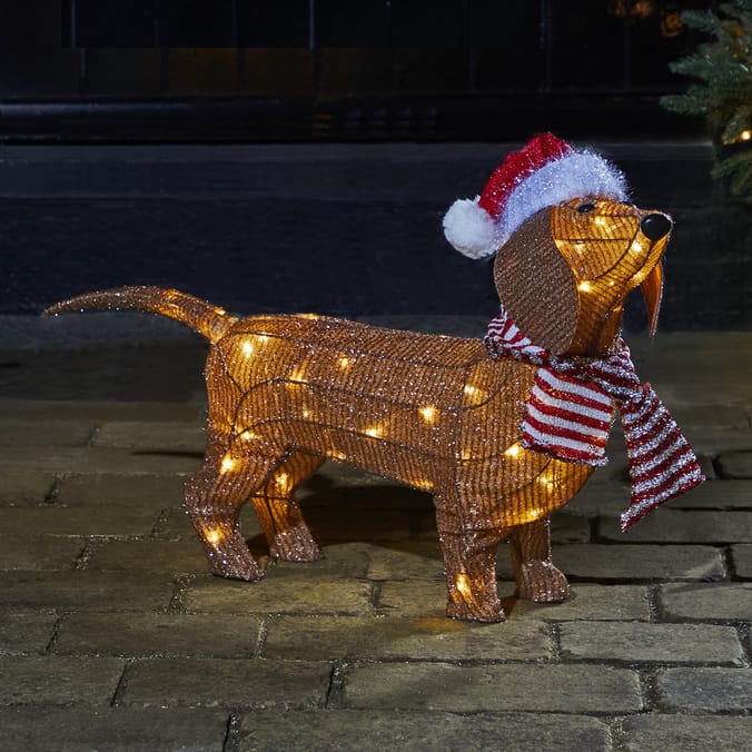 Prestige Battery Operated LED Dachshund Dog