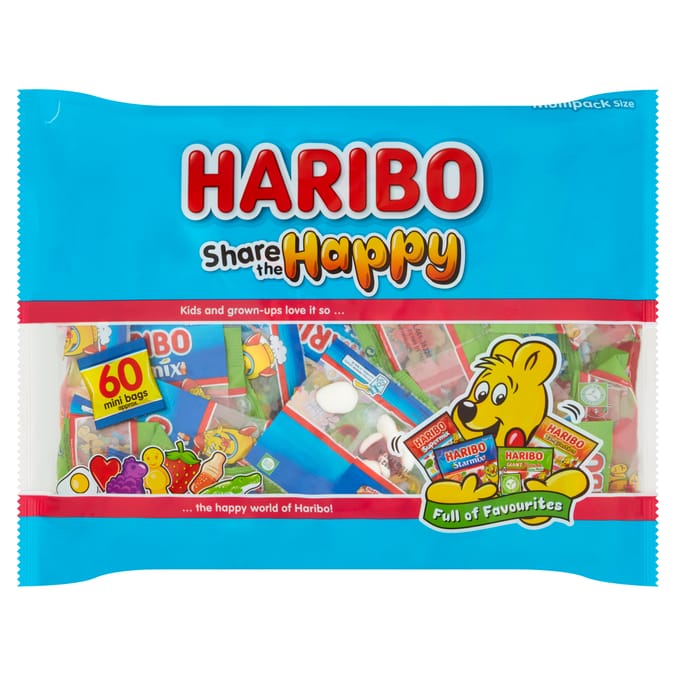 Haribo Share The Happy 60 Mini Bags