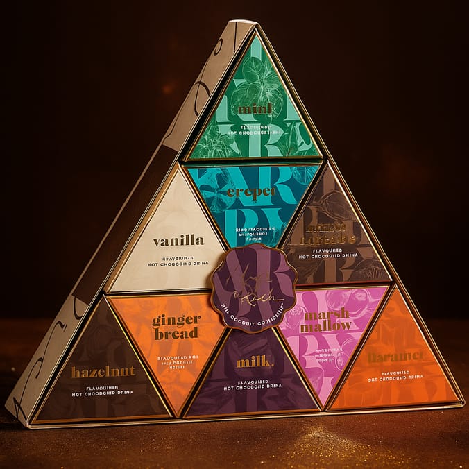Luxury Hot Chocolate Pyramid Gift Set