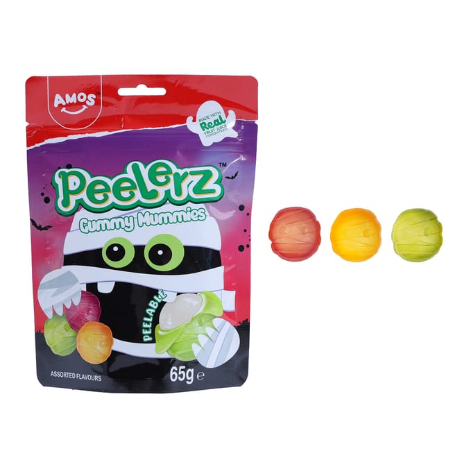 Amos Peelerz Gummy Mummies 65g