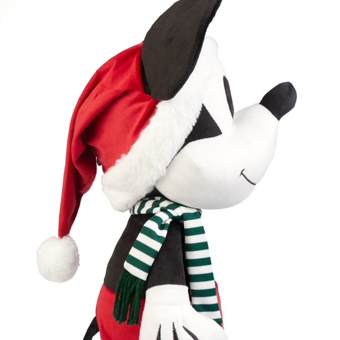 Festive Long-Legged Winter Mouse Plush Decoration