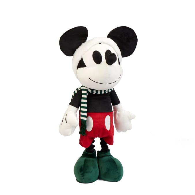 Festive Long-Legged Winter Mouse Plush Decoration