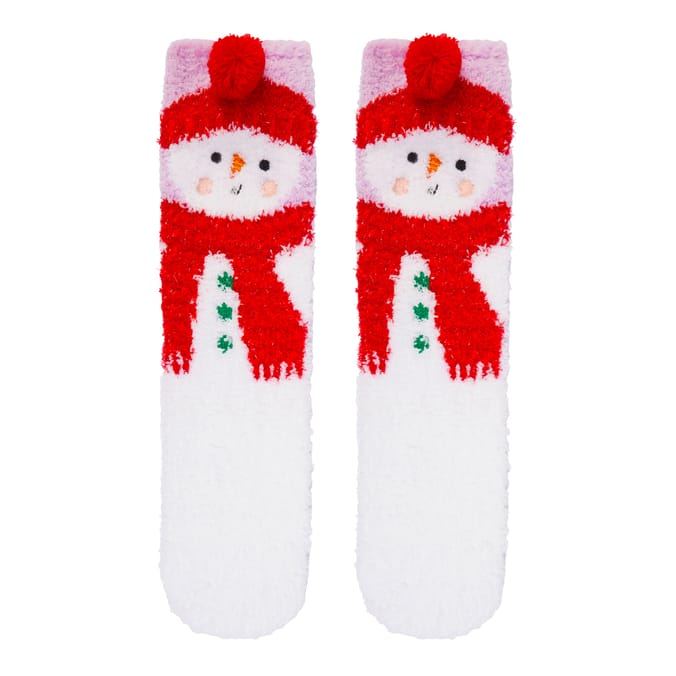 Children’s Festive Fuzzy Christmas Socks