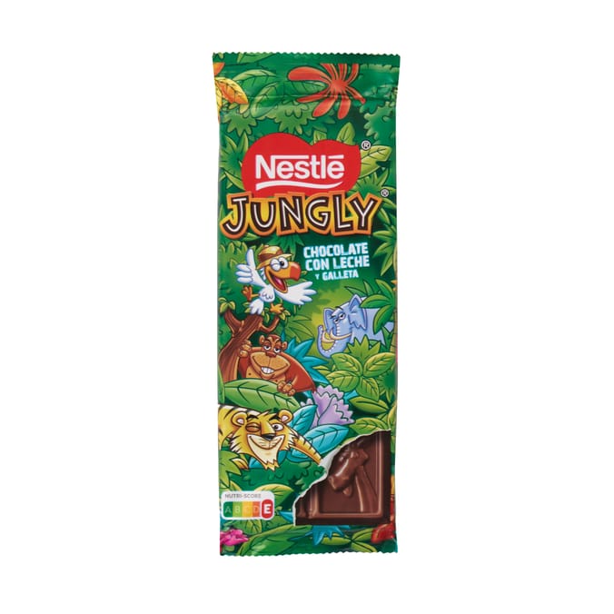Nestle Jungly Milk Chocolate And Biscuit 90g