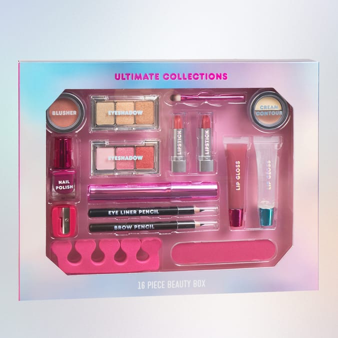 Ultimate Collections 16 Piece Beauty Box Makeup Gift Set