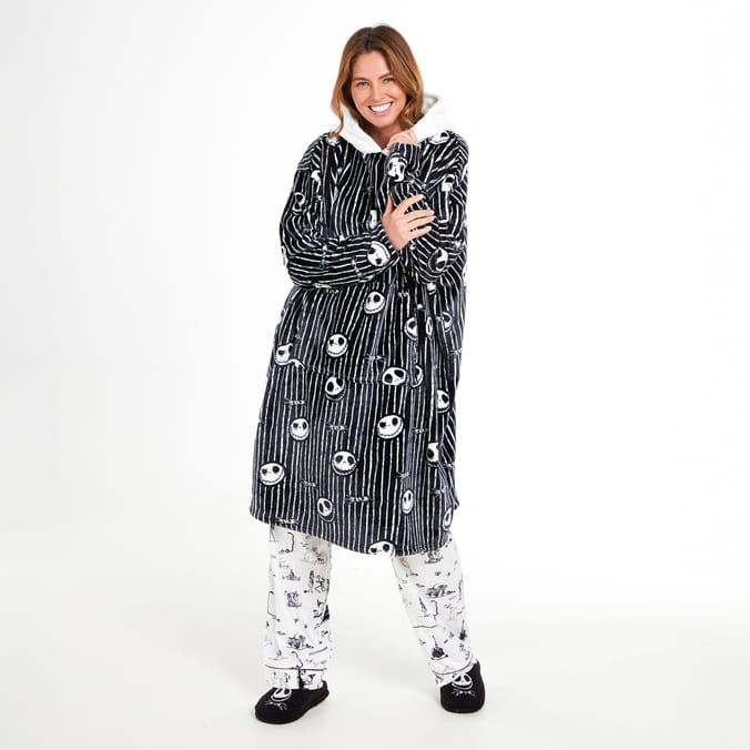 The Nightmare Before Christmas Hood Blanket - Adult