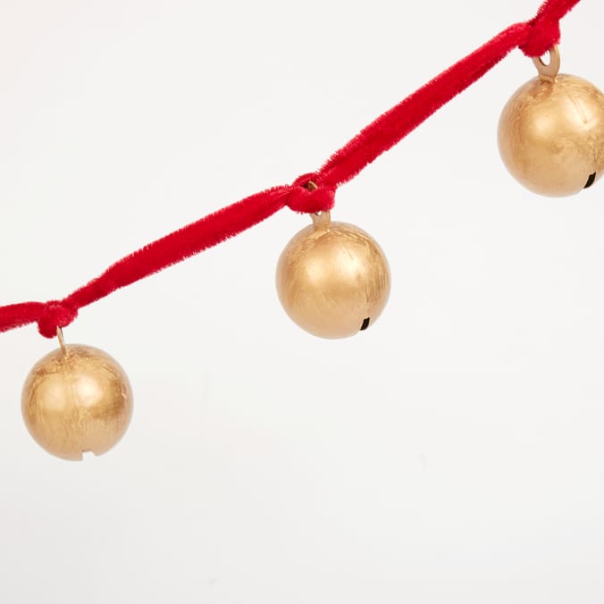 Winter Charm 12 Pieces Bell Christmas Garland