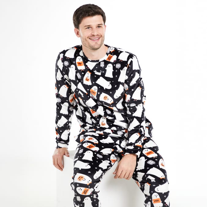 Hallow Scream By Originals Mens Ghost Pyjamas