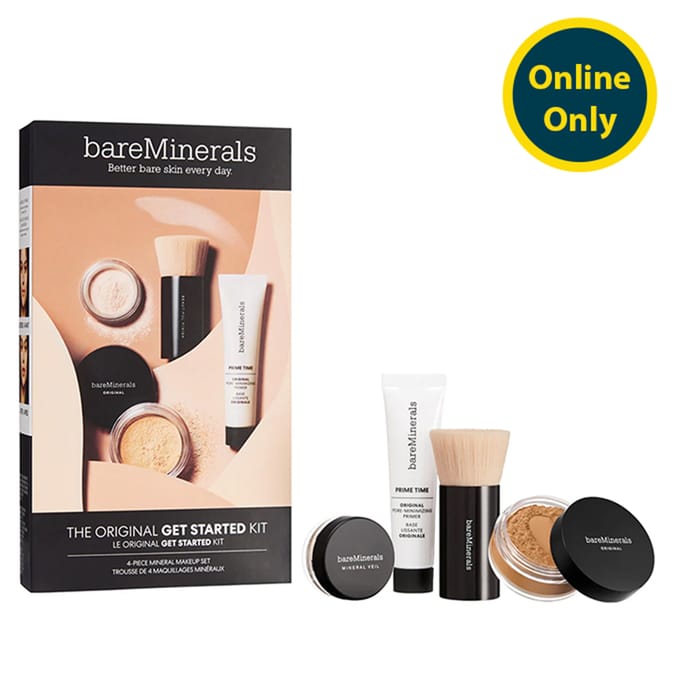 bareMinerals The Original Get Started Kit – Neutral Tan 21 (Mineral Makeup Starter Set)