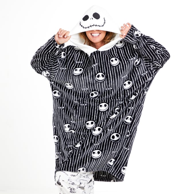 The Nightmare Before Christmas Hood Blanket - Adult