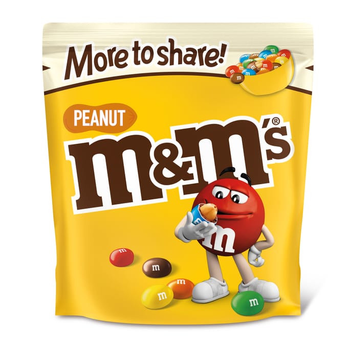 M&M's Peanut Chocolate More to Share Pouch Bag 200g