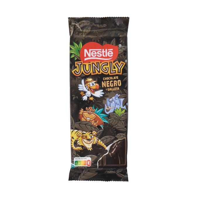Nestle Jungly Dark Chocolate With Biscuit Pieces 90g