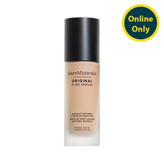 bareMinerals Original Pure Serum Radiant Natural Liquid Foundation – Mineral SPF 20 (Online Only)