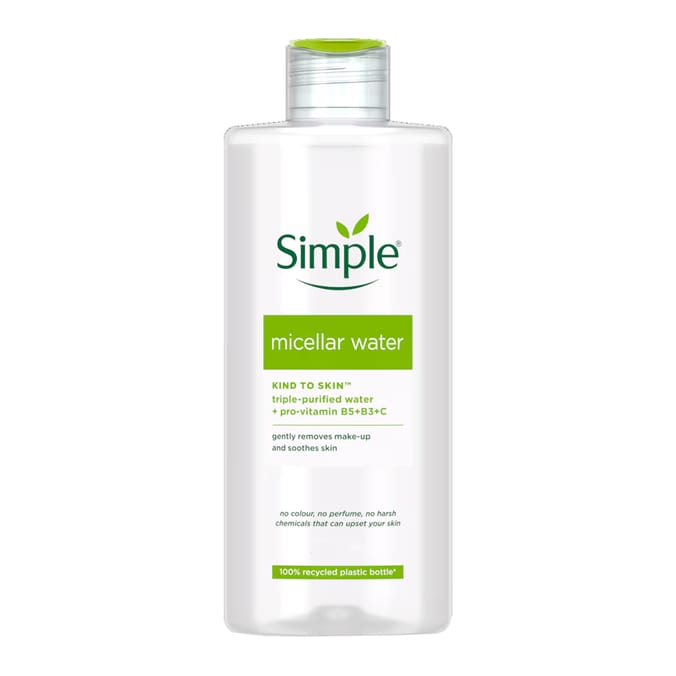 Simple Kind to Skin Micellar Water – Gentle Makeup Remover
