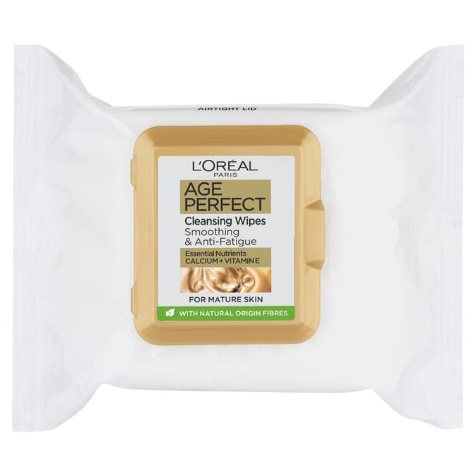 L'Oréal Paris Age Perfect Cleansing Face Wipes – 25 Wipes