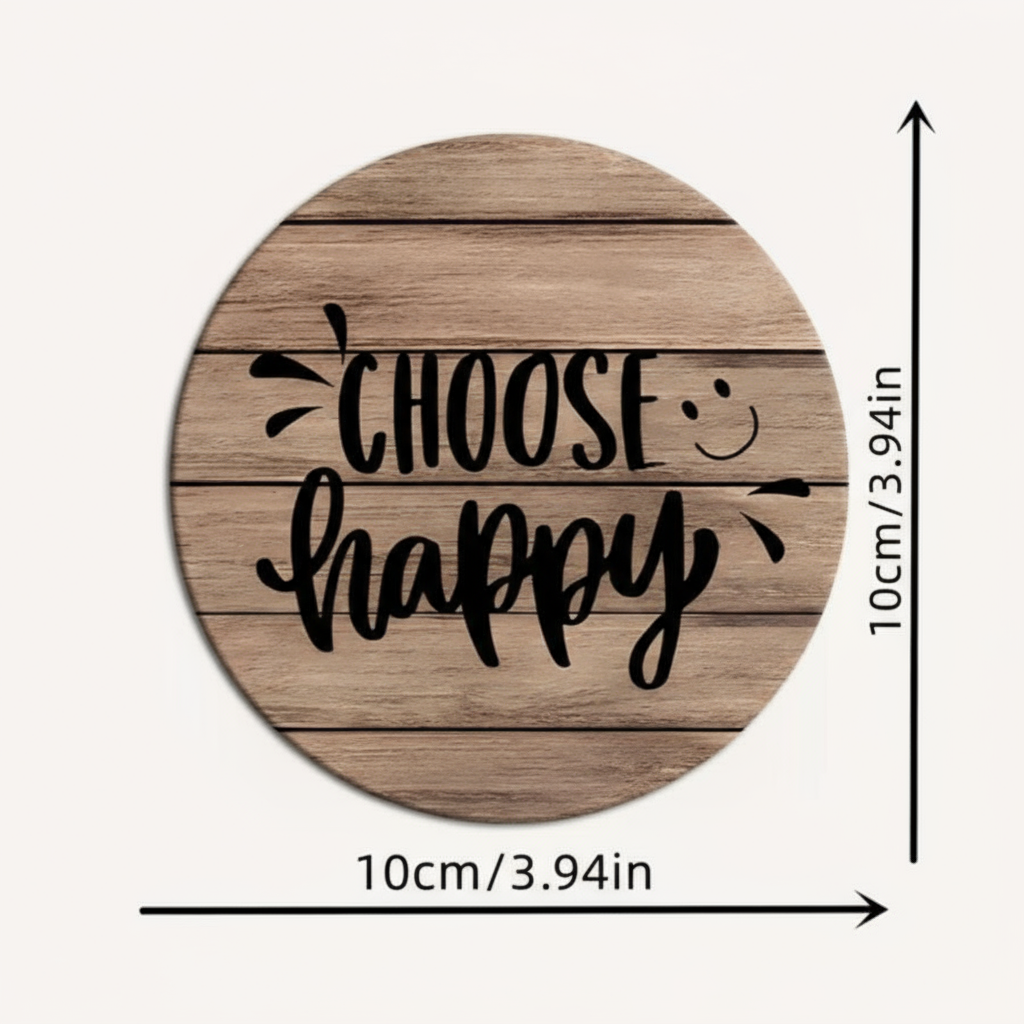 Set of Engraved Wooden Quote Plaques – Home & Wall Décor Signs (Set of 8)