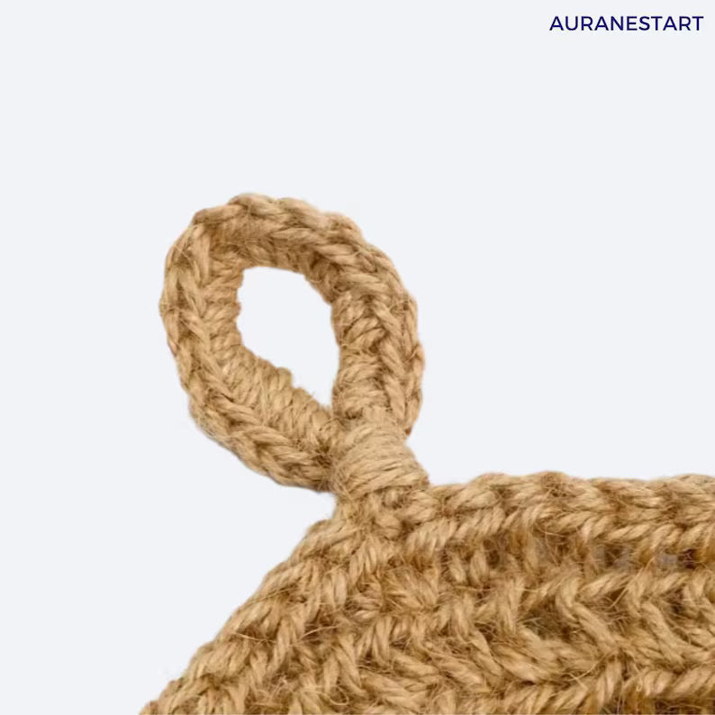 Jute Wall Hanging Basket Set – Rustic Farmhouse Storage & Kitchen Organizer (Set of 3)