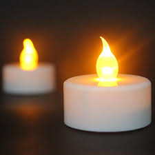 Winter Charm LED Tealight Set – Gold, Silver & White Flickering Flameless Candles