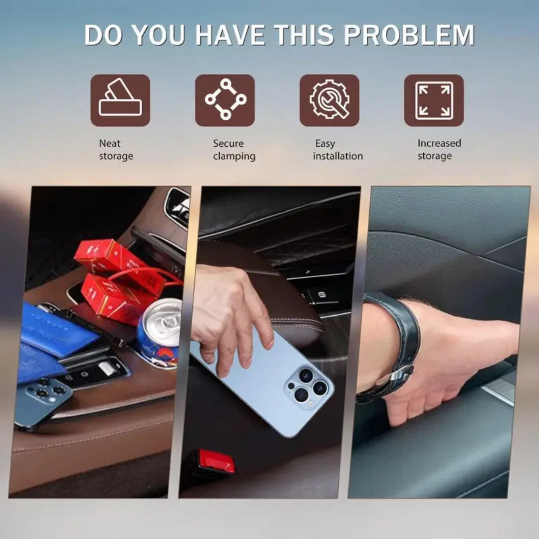 2Pcs Car Seat Gap Filler | Universal Side Seam Plug Strip | Anti-Drop Leak-Proof Seat Organizer for Car, SUV & Truck Interior