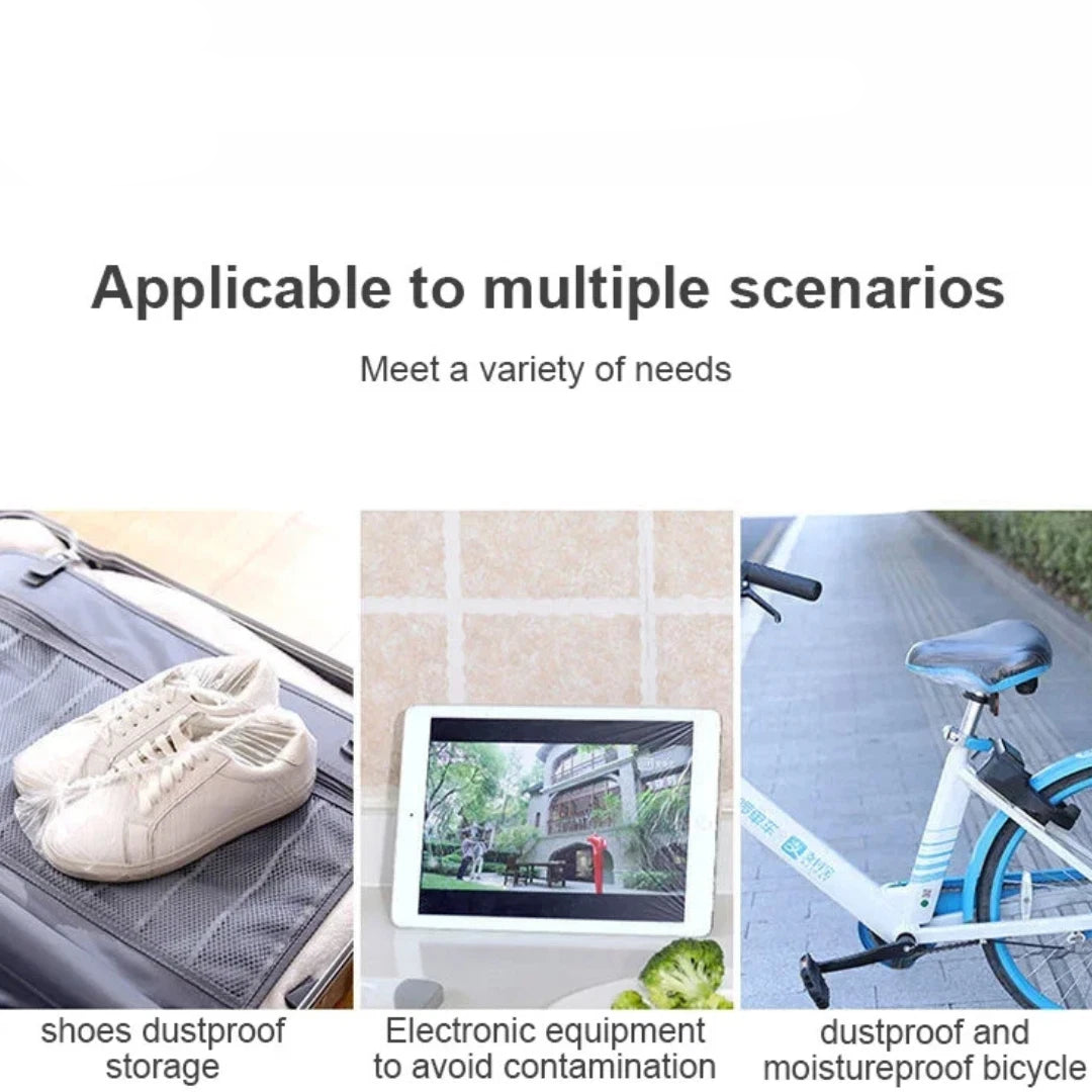 Disposable Shower Caps (10–1000 pcs) – Waterproof Clear Hair Covers for Home, Salon & Travel