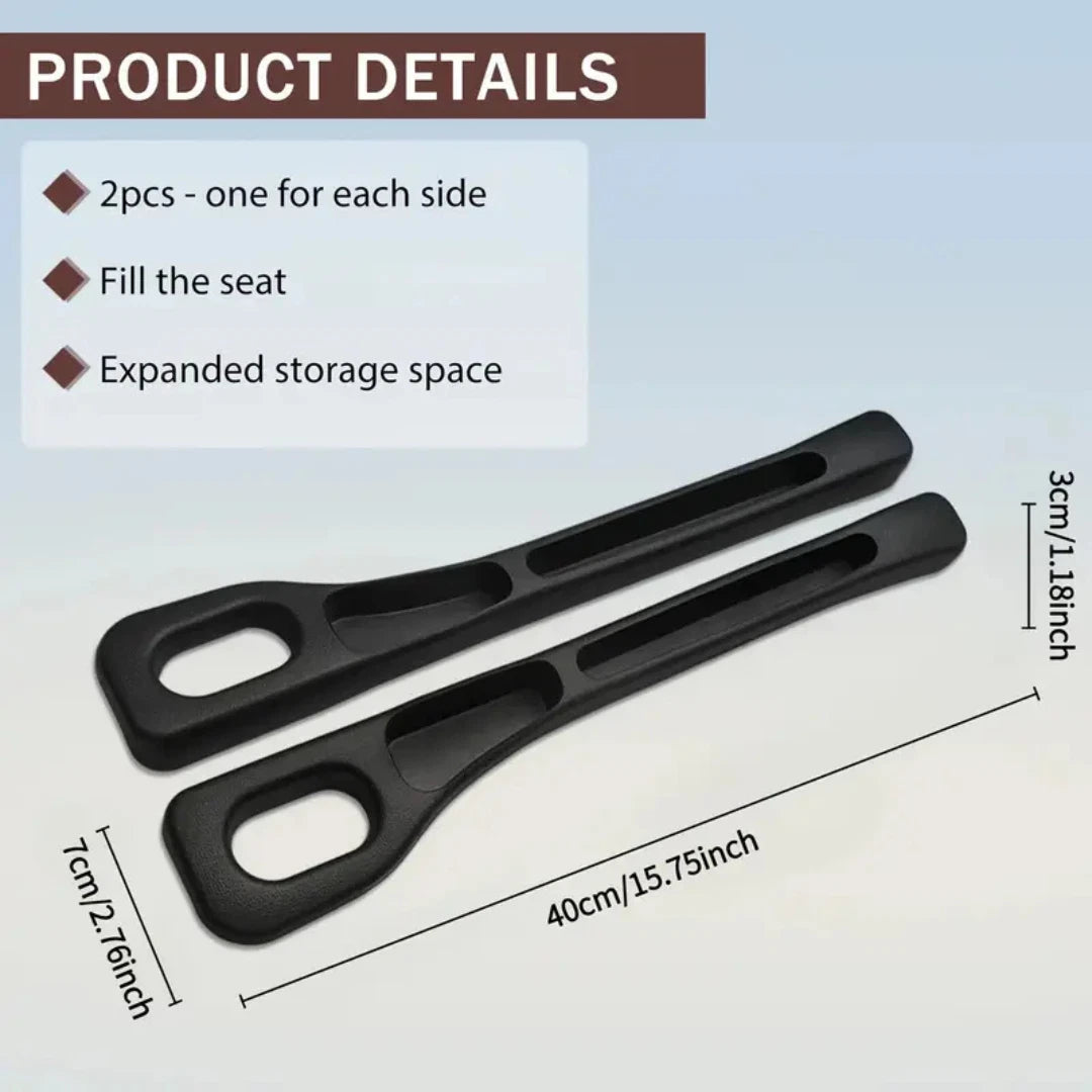 2Pcs Car Seat Gap Filler | Universal Side Seam Plug Strip | Anti-Drop Leak-Proof Seat Organizer for Car, SUV & Truck Interior