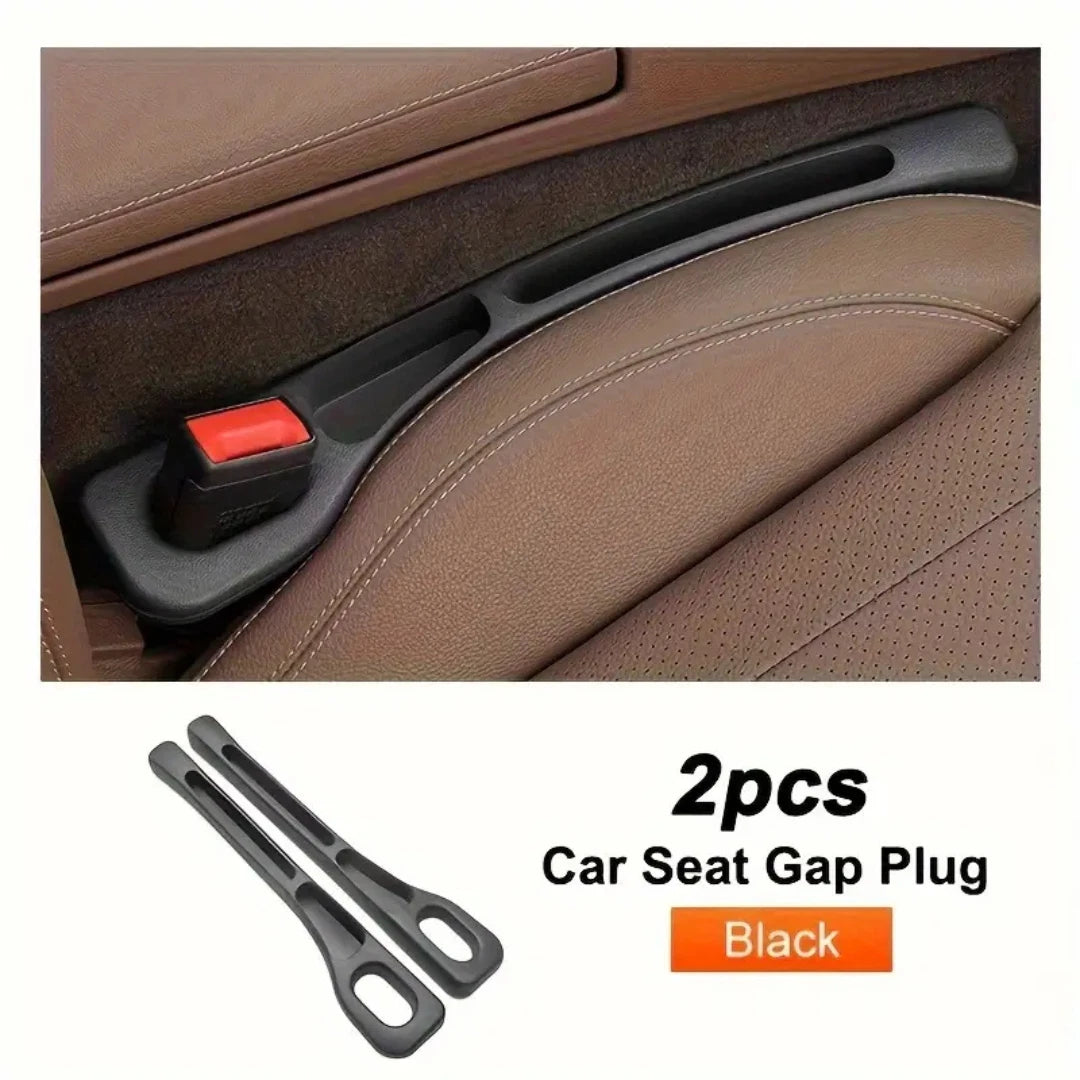2Pcs Car Seat Gap Filler | Universal Side Seam Plug Strip | Anti-Drop Leak-Proof Seat Organizer for Car, SUV & Truck Interior