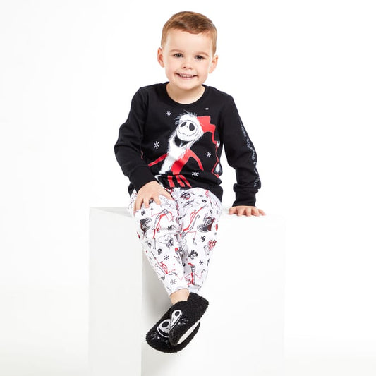 Kids Nightmare Before Christmas Jack Skellington Pajama Set – Soft Winter Sleepwear