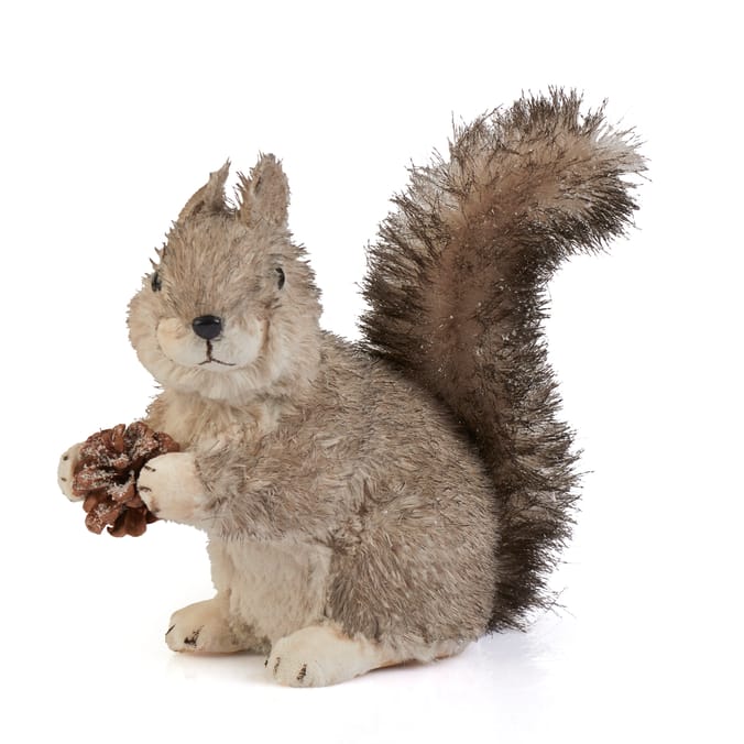 Festive Woodland Squirrel Christmas Decoration