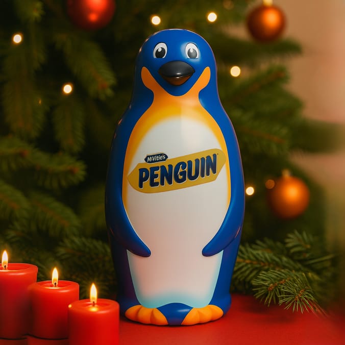 McVitie’s Penguin Christmas Gift Tin – Chocolate Biscuit Selection (Festive Collectible)