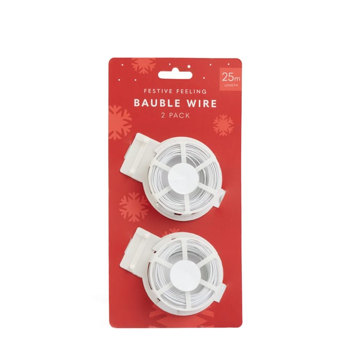 Festive Feeling 25m Bauble Wire 2 Pack