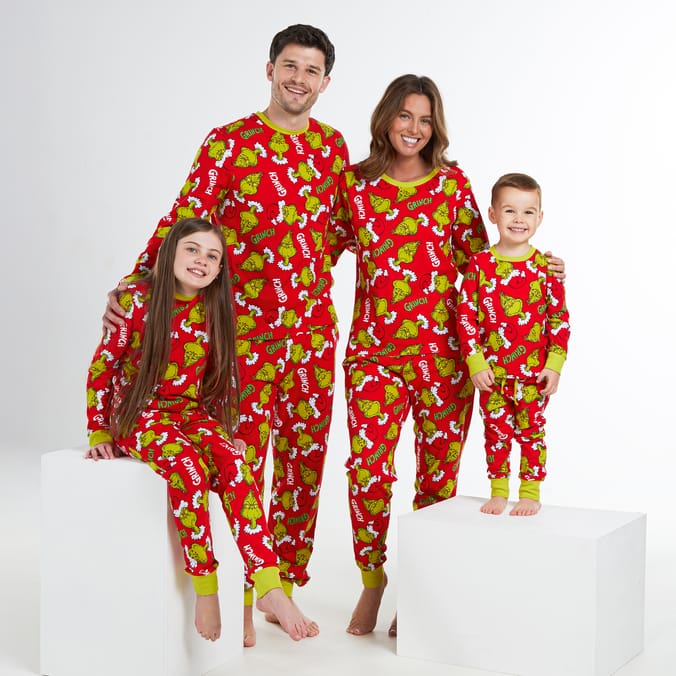 Christmas Family Matching Pajamas & Accessories – Disney & Grinch Holiday Sleepwear Collection