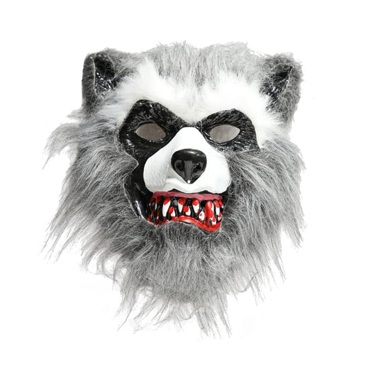 Hallow Scream Adult Furry Mask - Raccoon