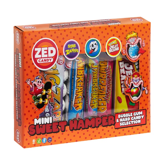 Zed Candy Mini Sweet Hamper – Bubble Gum & Hard Candy Selection Gift Box
