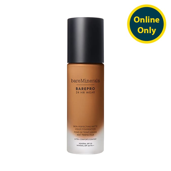 bareMinerals BarePro 24HR Wear Skin-Perfecting Matte Liquid Foundation 30ml – Deep 51 Warm