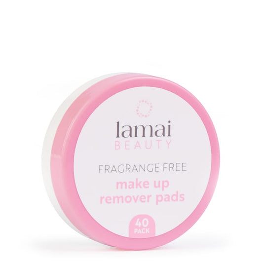Jamai Beauty Fragrance Free Makeup Remover Pads – 40 Pack