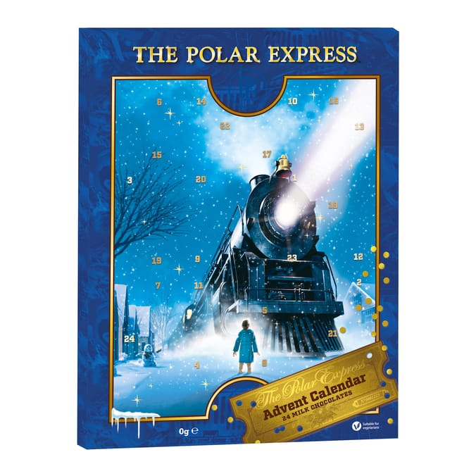The Polar Express Advent Calendar – 24 Milk Chocolates – Official Christmas Countdown