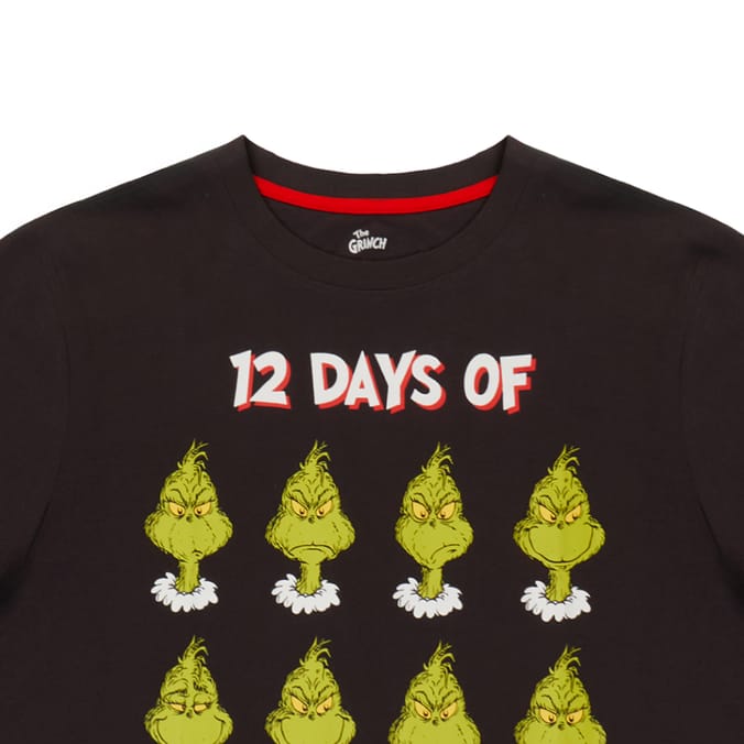 Men’s “12 Days of Grinchmas” Christmas T-Shirt – Official Grinch Graphic Teec