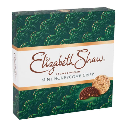 Elizabeth Shaw Mint Honeycomb Crisp Dark Chocolate – 22 Crisp Discs (137g)