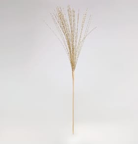 Glitter Spray Christmas Floral Pick – Decorative Holiday Stem