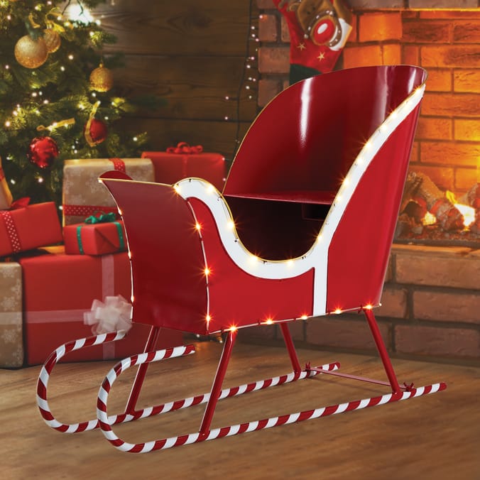 Festive Feeling Decorative Large LED Sleigh
