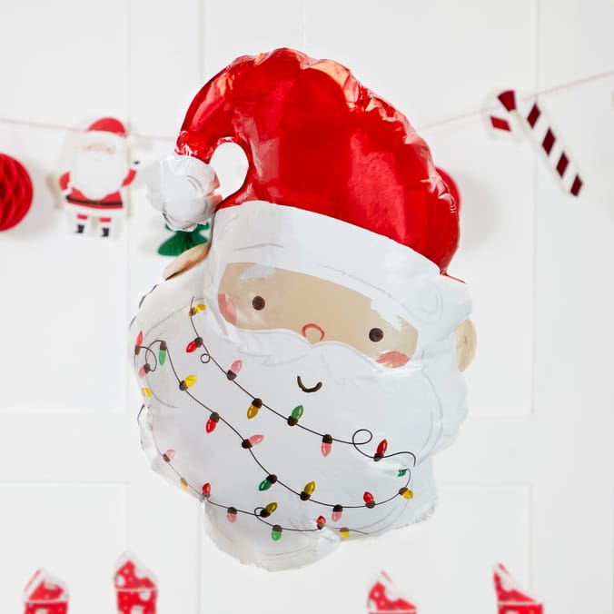 Festive Christmas Character Foil Balloon – Holiday Party Decoration