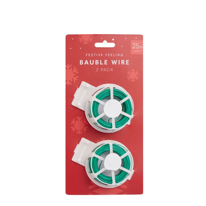 Festive Feeling 25m Bauble Wire 2 Pack